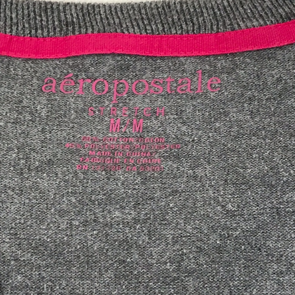 Aeropostale stretch V-neck M sweater - Picture 3 of 5